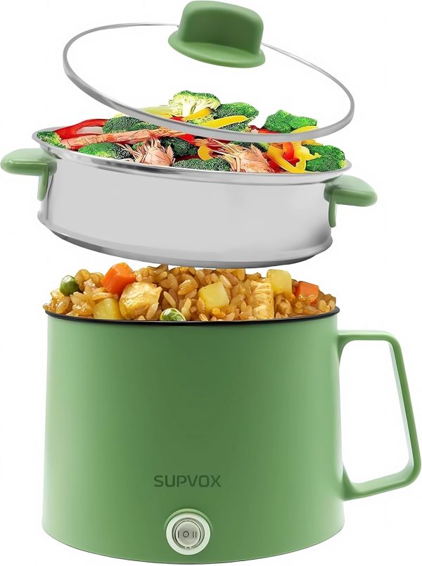 Supvox 16L Electric CookerMini Multi Cooker with Steam CookerNon Stick Mini