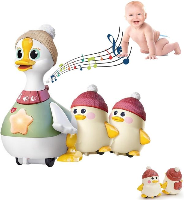 Tummy Time Duck Family Toy Duck Tummy Time Toy Walking