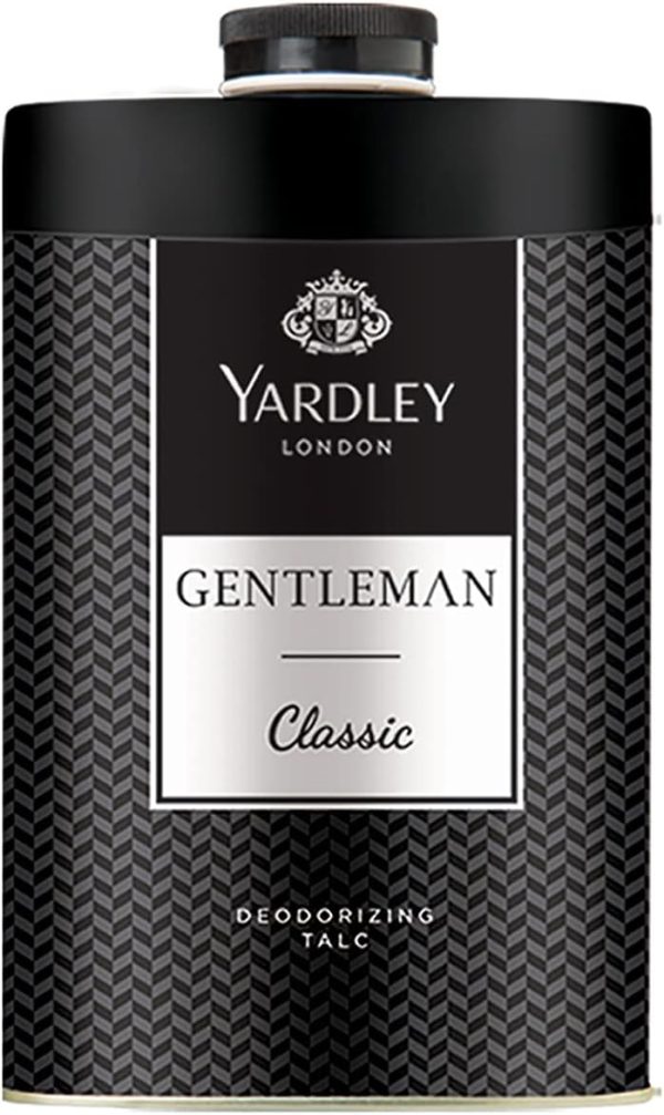 Yardley Gentleman Classic Perfumed Talcum Body Powder Fresh And