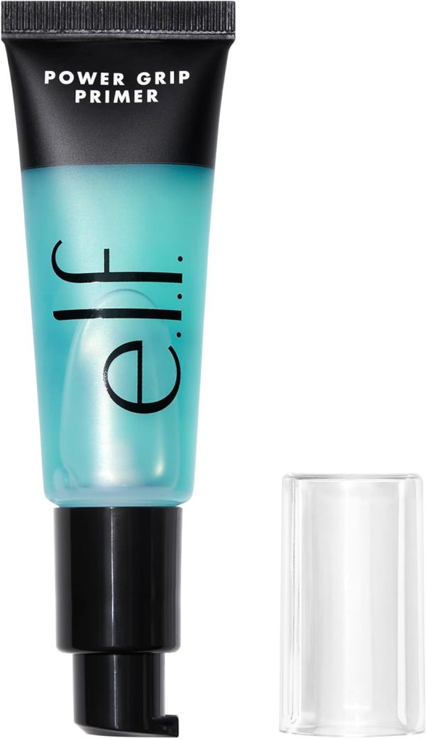 e.l.f. Power Grip Primer, Gel-Based & Hydrating Face Primer For Smoothing Skin & Gripping Makeup, Moisturizes & Primes, 0.811 Fl Oz (24 ml)