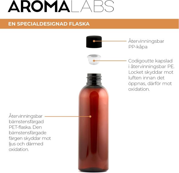 ⁦Aroma Labs ORGANIC - ARGAN Oil - 100mL - 100% Pure, Natural, Cold Pressed and Cosmos Certified - (French Brand)⁩ - الصورة ⁦5⁩