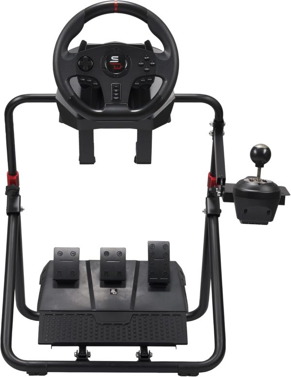 ⁦Superdrive - Bracket for steering wheel pedals, and shifters compatible Sperdrive GS850-X, SV950, SV750, Logitech G29 / G27 and Thrustmaster⁩ - الصورة ⁦3⁩