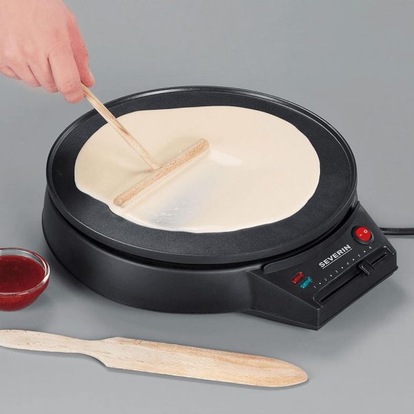 ⁦Severin Crepe Maker, Black⁩ - الصورة ⁦3⁩