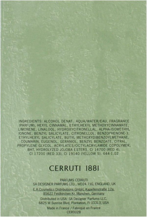 ⁦شيروتي 1881 مين لل رجال 100 مل - او دى تواليت⁩ - الصورة ⁦8⁩