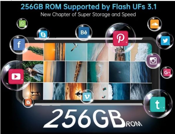 ⁦8849 شارك 5G، ذاكرة RAM 24GB (12GB+12GB) روم 256GB، 15600mAh، شاشة 120Hz، ان اف سي، رؤية ليلية 64MP، 66 واط، اصدار عالمي⁩ - الصورة ⁦4⁩