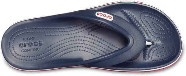 ⁦Crocs Men's and Women's Bayaband Flip Flop | Casual Beach Sandal | Shower Shoe unisex-adult Flip-Flop⁩ - الصورة ⁦3⁩