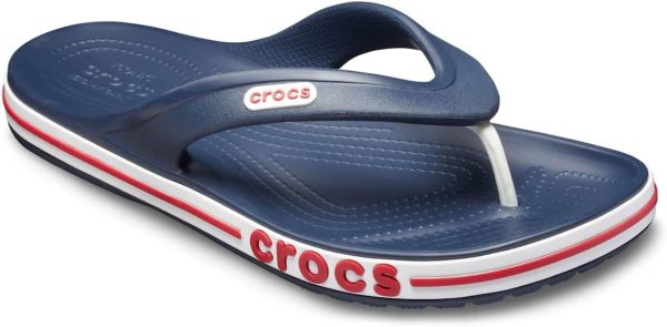 ⁦Crocs Men's and Women's Bayaband Flip Flop | Casual Beach Sandal | Shower Shoe unisex-adult Flip-Flop⁩ - الصورة ⁦5⁩