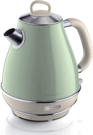 Ariete Electric Kettle with Filter 1.7L 2000W 220V, Ariete, Green, 2869/04