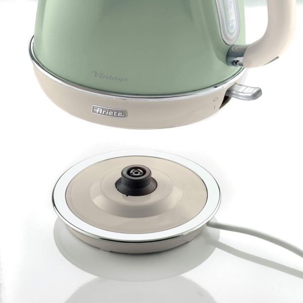 ⁦Ariete Electric Kettle with Filter 1.7L 2000W 220V, Ariete, Green, 2869/04⁩ - الصورة ⁦3⁩