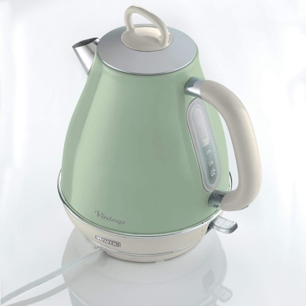 ⁦Ariete Electric Kettle with Filter 1.7L 2000W 220V, Ariete, Green, 2869/04⁩ - الصورة ⁦4⁩