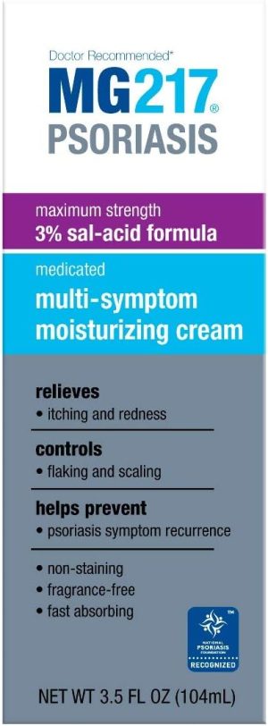 MG217 Psoriasis Medicated Multi-Symptom Cream 3.5 oz (Pack of 2)