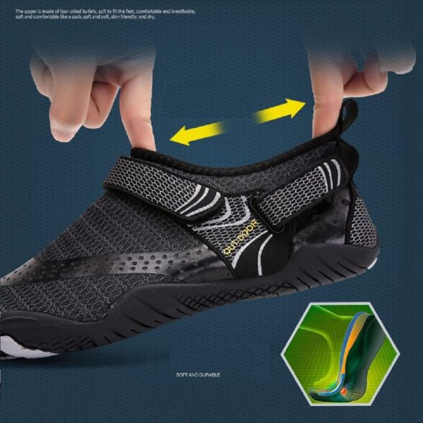 ⁦Unisex Summer Water Sports Non Slip Shoes for Swimming Diving Kayaking Yoga⁩ - الصورة ⁦4⁩