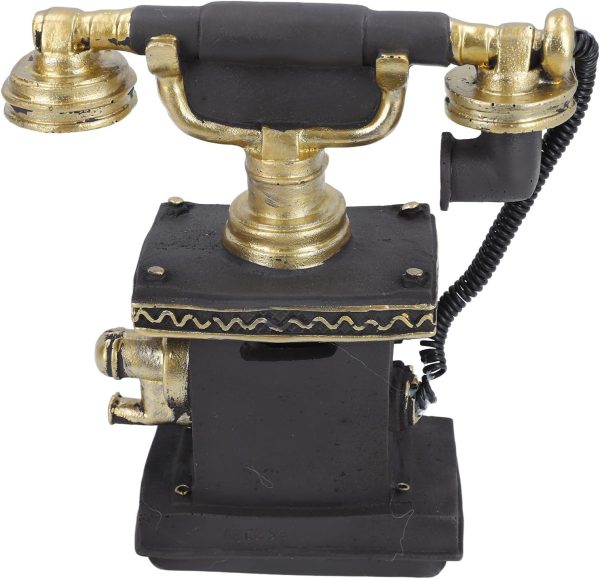 ⁦Retro Telephones Model, Decorative Fine Details Sturdy Vintage Telephone Model for Home (Genericpwmhe4319r-12)⁩ - الصورة ⁦9⁩