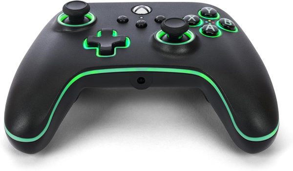 ⁦PowerA Advantage Wired Controller for Xbox Series X|S with Lumectra + RGB LED Strip - Black, RGB Xbox Controller with Detachable 10ft USB-C Cable, Customizable RGB Lighting, Mappable Buttons, Trigger⁩ - الصورة ⁦8⁩