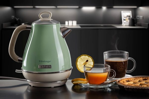 ⁦Ariete Electric Kettle with Filter 1.7L 2000W 220V, Ariete, Green, 2869/04⁩ - الصورة ⁦5⁩