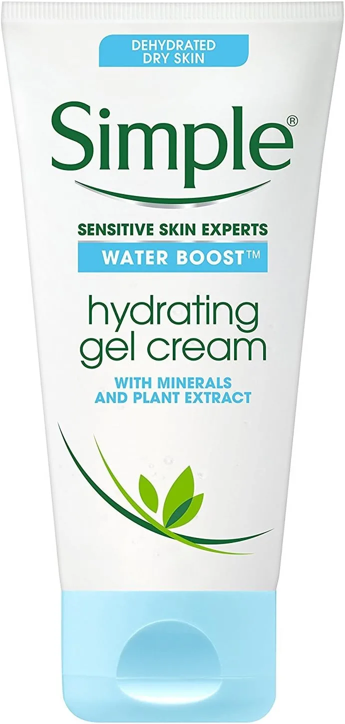 Simple Water Boost Hydrating Gel Cream, Face Moisturizer, 1.7 oz