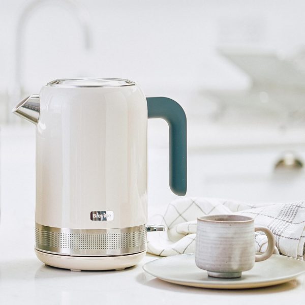 ⁦Breville High Gloss Electric Kettle | 1.7 Litre | 3kW Fast Boil | Cream, Plastic [VKT153], 70 g (Pack of 8)⁩ - الصورة ⁦7⁩