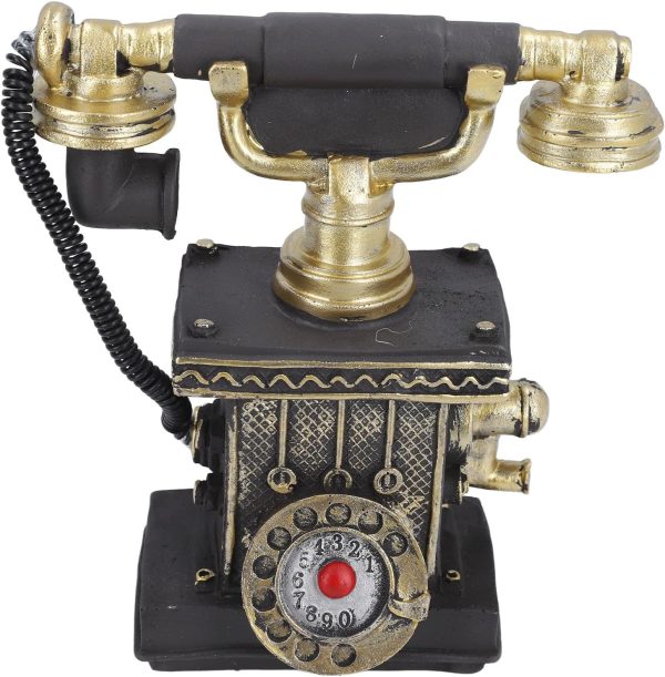 ⁦Retro Telephones Model, Decorative Fine Details Sturdy Vintage Telephone Model for Home (Genericpwmhe4319r-12)⁩ - الصورة ⁦6⁩