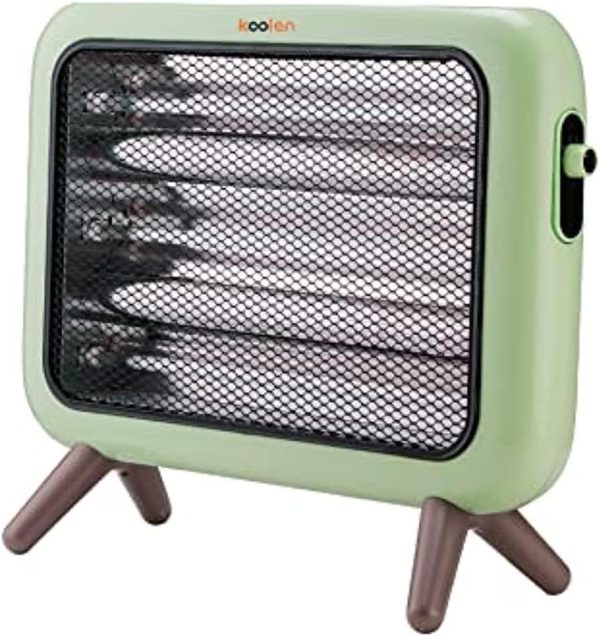 KOOLEN QUARTZ HEATER 3 TUBES 1500 W GREEN