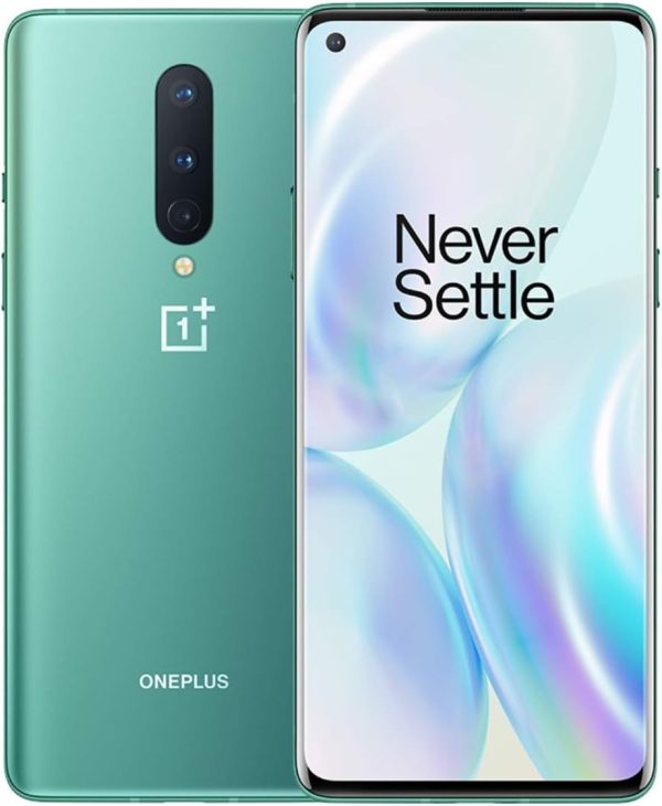 OnePlus 8-8GB RAM + 128GB (UAE version) - Glacial Green [Amazon Exclusive]