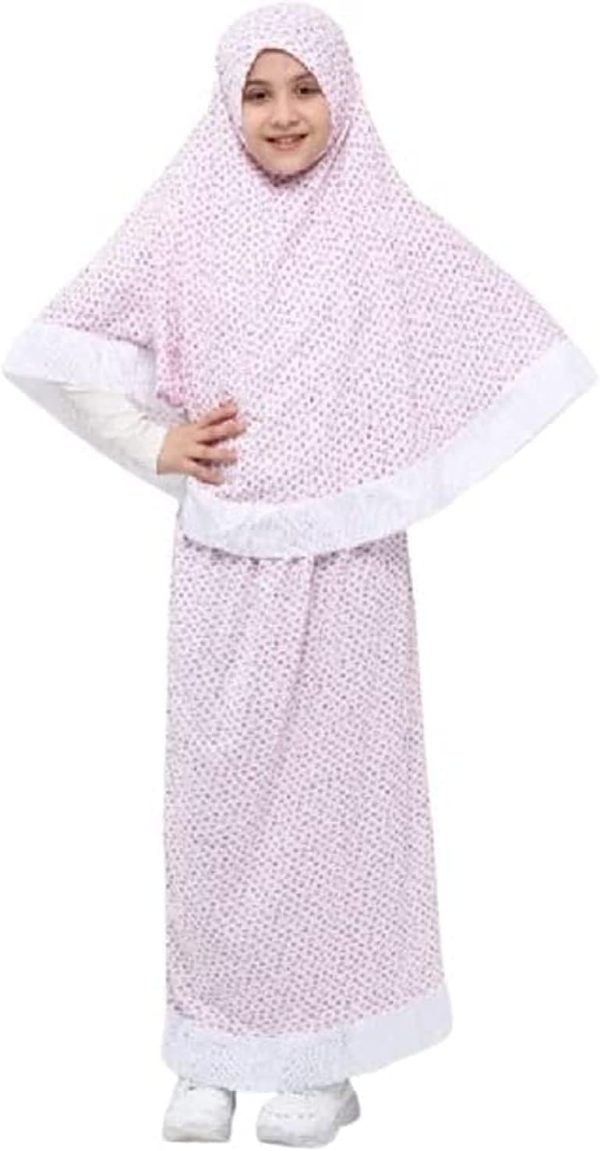 Prayer dress for girls ملابس صلاة للبنات, فستان صلاة للفتيات من قطعتين, ملابس صلاة بناتية اسلامية