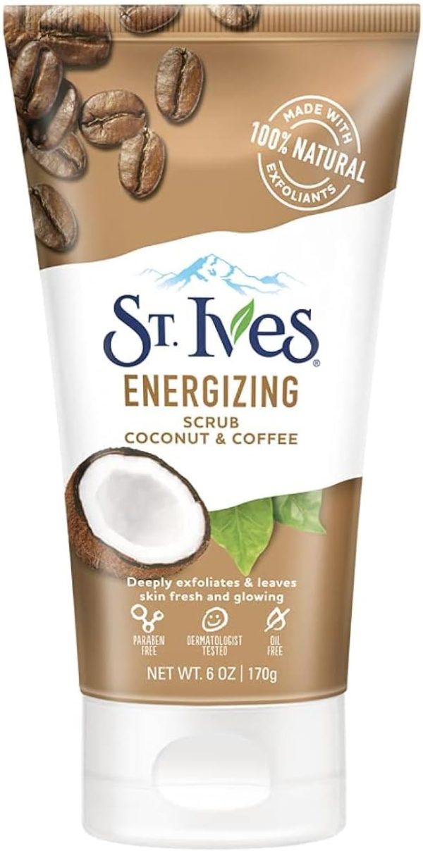 St. Ives Energizing Coconut & Coffee scrub - 6oz