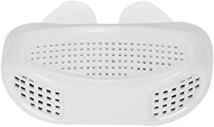 جهاز منع الشخير اثناء النوم مقاوم للشخير بمشبك انفي وفلتر لتنقية الهواء مع مستشعر انسداد المجاري التنفسية للتمتع بنوم مريح