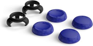 SCUF Universal Thumbstick Grips: 4 Pack with 2 Bases - Tactic - Blue