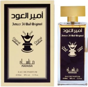 امير العود 100 مل او دي بارفان عطر والورد والعنبر عود للرجال والنساء من ماناسيك