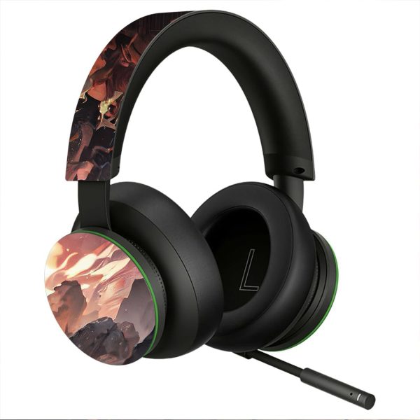 ⁦بلاي فيتال ملصقات من الفينيل مخصصة لجهاز Xbox Series S، ملصقات غطاء لاصقة لوحدة تحكم Xbox Series S - انفيرنال ماسنجر⁩ - الصورة ⁦5⁩