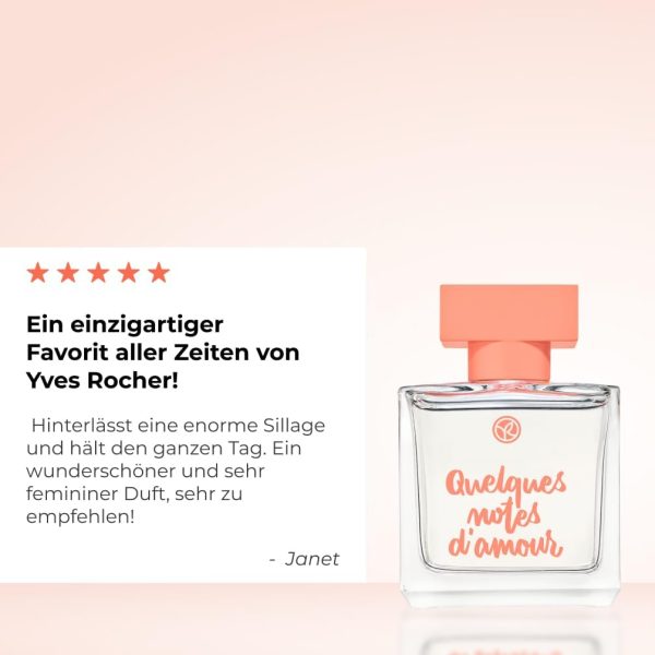 ⁦عطر او دي بارفان كويلك نوتس دامور من ايف روشيه السعودية 50 مل - اتيرنال روز للنساء⁩ - الصورة ⁦4⁩