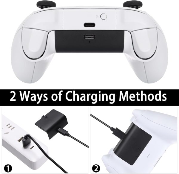 ⁦عبوة بطارية قابلة لاعادة الشحن لجهاز Xbox Series X&S مع كابل شحن USB ومؤشر LED 800 مللي امبير في الساعة⁩ - الصورة ⁦5⁩