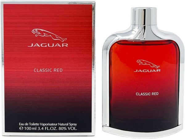 ⁦عطر كلاسيك ريد من جاجوار للرجال - او دى تواليت، 100 مل⁩ - الصورة ⁦3⁩