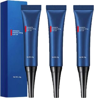 كريم العين جل لرفع العين بالببتيد من اويكين، جل لشد العين ببتيد قوي، جل العين المفتوحة يوقظ الببتيد للنساء والرجال (3 قطع)