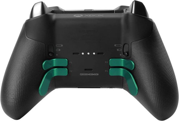 ⁦تومسين مجموعة ملحقات بديلة 13 في 1 لوحدة تحكم Xbox Elite Series 2، 6 عصي ابهام معدنية، 2 وسادات D، 4 مجاديف، 1 أداة ضبط لوحدة تحكم Xbox Elite Series 2 (أخضر)⁩ - الصورة ⁦3⁩