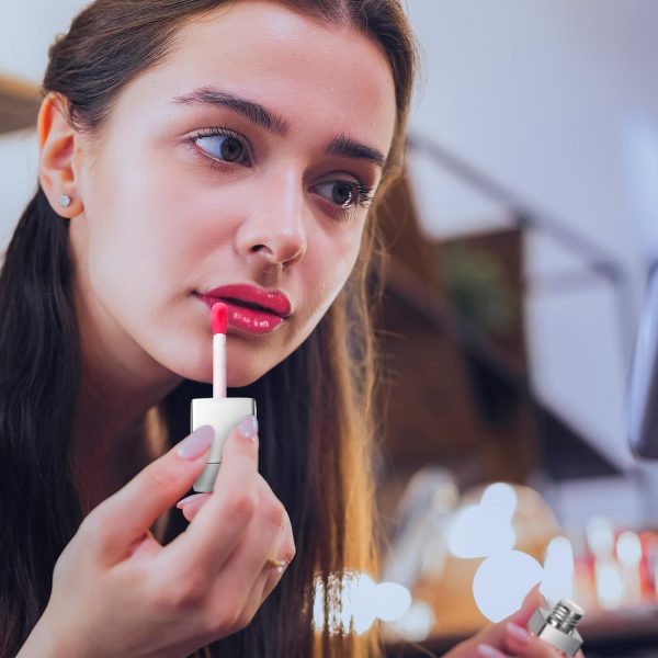 ⁦زيت ملمع شفاه مرطب من فانجفانغوتد، ملمع شفاه مرطب، مرطب شفاه شفاف، ملمع شفاه طبيعي، ملمع شفاه يجعل الشفاه ممتلئة ومرطبة (3 قطع)⁩ - الصورة ⁦7⁩
