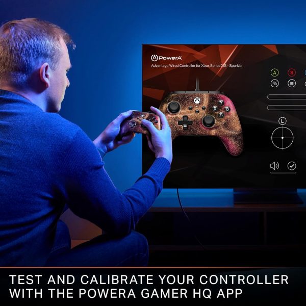 ⁦PowerA Advantage Sparkle Wired Controller for Xbox Series XS⁩ - الصورة ⁦7⁩