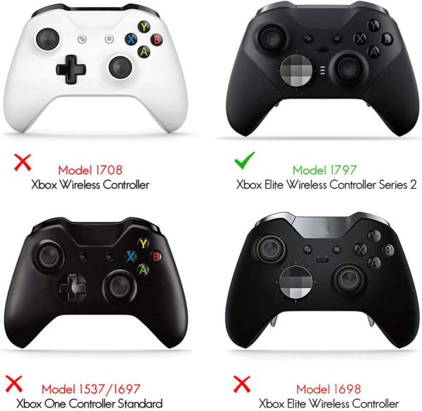 ⁦تومسين مجموعة ملحقات بديلة 13 في 1 لوحدة تحكم Xbox Elite Series 2، 6 عصي ابهام معدنية، 2 وسادات D، 4 مجاديف، 1 أداة ضبط لوحدة تحكم Xbox Elite Series 2 (أخضر)⁩ - الصورة ⁦8⁩