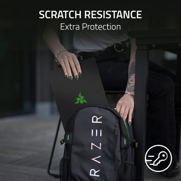 ⁦ريزر غلاف وحدة التحكم من الفينيل: Xbox Series S - غلاف كامل - فينيل مصبوب ممتاز 3M - مقاوم للخدش - تصميمات ولمسات نهائية فريدة - سهل الاستخدام - ألياف كربونية⁩ - الصورة ⁦3⁩