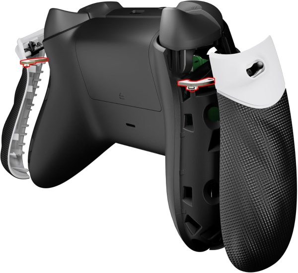 ⁦مجموعة مقابض مطاطية مطاطية من اكستريم ريت لوحدة تحكم Xbox Series X & S لذراع تحكم Xbox Series X & S ، مقابض مريحة مضادة للانزلاق بلون ابيض⁩ - الصورة ⁦4⁩