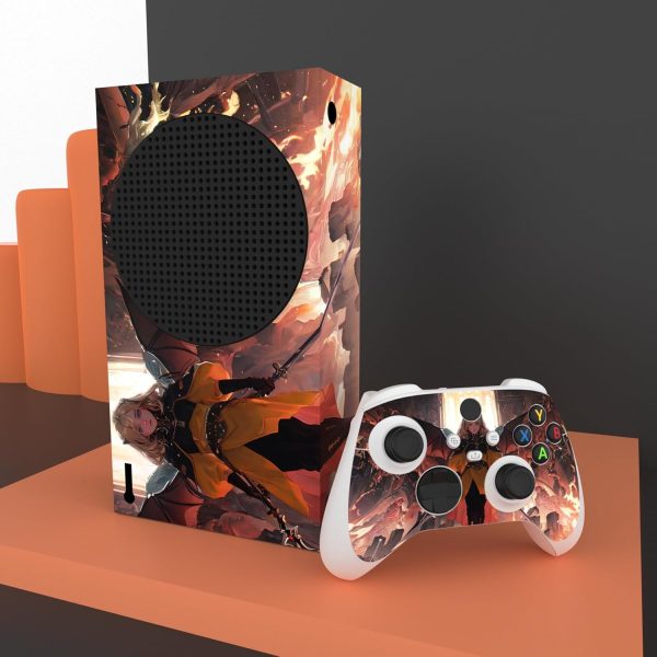 ⁦بلاي فيتال ملصقات من الفينيل مخصصة لجهاز Xbox Series S، ملصقات غطاء لاصقة لوحدة تحكم Xbox Series S - انفيرنال ماسنجر⁩ - الصورة ⁦4⁩