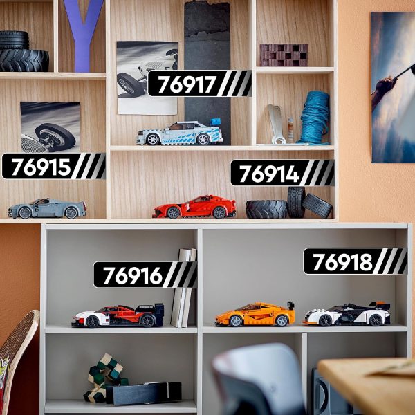⁦مجموعة Ferrari 812 Competizione رقم 76914 من LEGO Speed Champions (261 قطعة)، بلاستيك⁩ - الصورة ⁦5⁩
