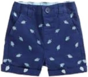 مذركير شورت تشينو مطرز للاولاد EB113، قطن