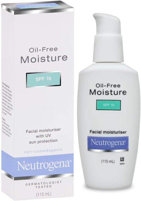 مرطب خالي من الزيوت بعامل وقاية الشمس SPF 15 نيوتريجينا 115 مل