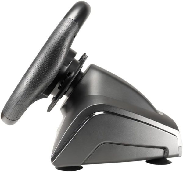 ⁦عجلة قيادة سوبردرايف من سابسونيك SV650 مع دواسة وناقل حركة مجداف لجهاز اكس بوكس Serie X/S وسويتش وبلاي ستيشن 4 واكس بوكس ون والكمبيوتر (قابلة للبرمجة لجميع الالعاب)، واي فاي⁩ - الصورة ⁦4⁩
