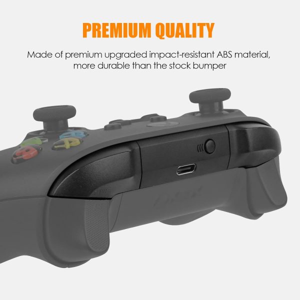 ⁦inRobert LB RB Bumpers Buttons Replacement with Trigger and Prying tools for Xbox Series X/S Controllers (Black)⁩ - الصورة ⁦4⁩