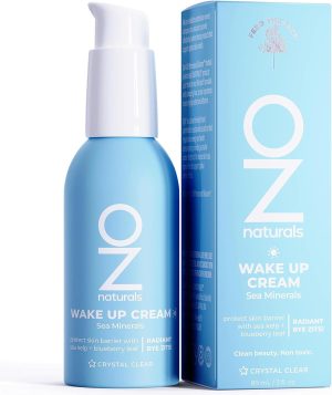 او زي ناتشورالز كريم ويك اب + مرطب بفيتامين سي، عشبي غني بالبحر ومستخلص الطحالب ومستخلص التوت البري وعشب البحر العملاق + يعزز إشراقة البشرة والحماية من مضادات الأكسدة - 3 اونصة