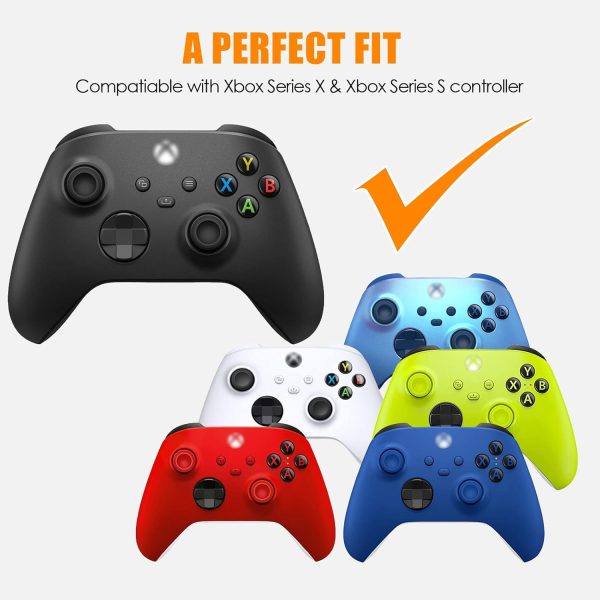 ⁦inRobert LB RB Bumpers Buttons Replacement with Trigger and Prying tools for Xbox Series X/S Controllers (Black)⁩ - الصورة ⁦2⁩