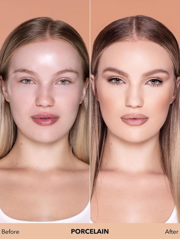 ⁦شيجلام كريم اساس مات جيد التهوية يدوم طويلا من كومبليكشن برو بورسلين 30 مل SHEGLAM أحمر لنوع البشرة زيتية⁩ - الصورة ⁦3⁩