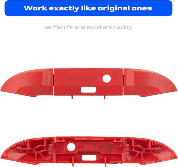 ⁦Benseager Replacement Bumper for Xbox Series X Controller, LB RB Bumper Button Replacement Parts for Xbox Series X/S Controller (Red)⁩ - الصورة ⁦2⁩